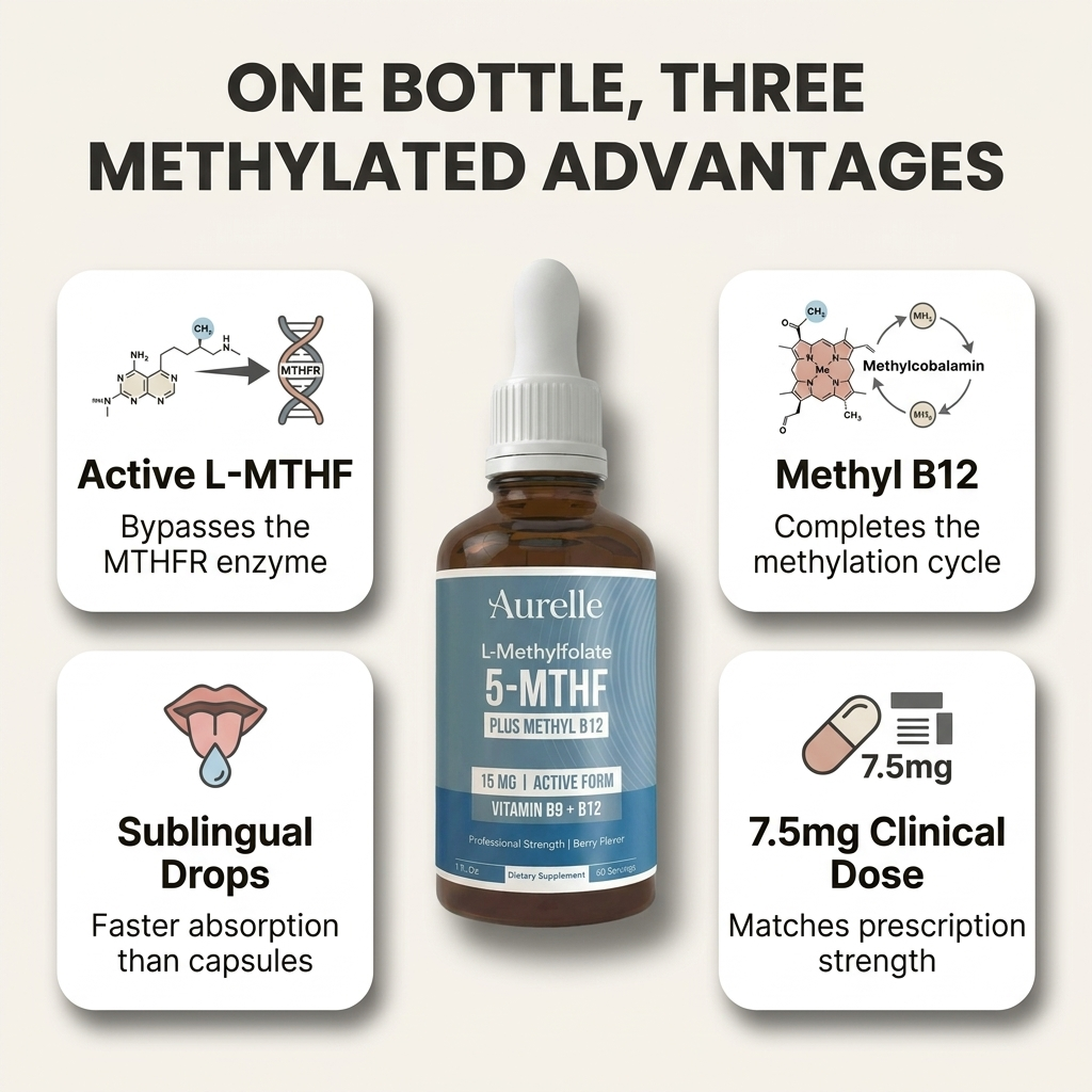 Aurelle Methyl B-Complex Liquid Drops