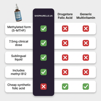 Aurelle Methyl B-Complex Liquid Drops